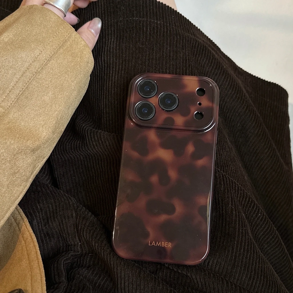 Retro Stylish Amber Phone Case - Hard PC Cover