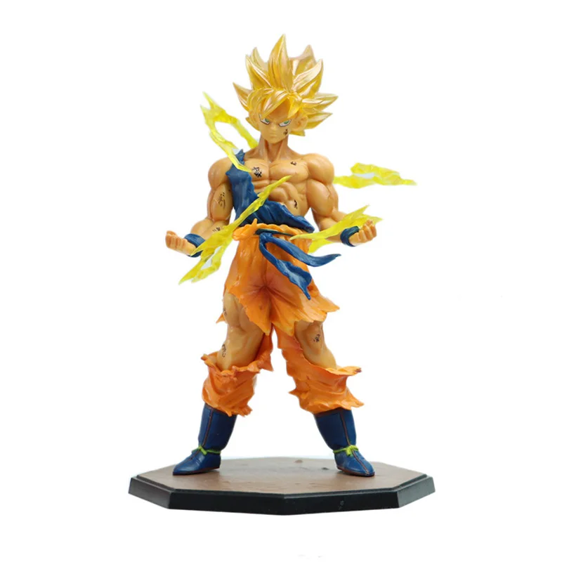 Dragon Ball Son Goku Super Saiyan Figura Anime, DBZ Action Figure, modelo  colecionável, estatuetas para crianças, 16cm - AliExpress