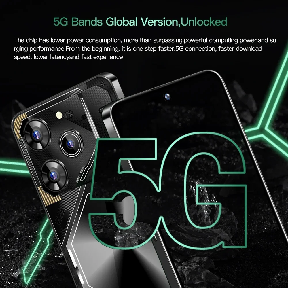 New Original Povo 6 Pro Smartphone Global Version Dimensity 9300 16G+1TB 8000mAh 5G Cellphone Android Mobile Phone NFC Смартфоны