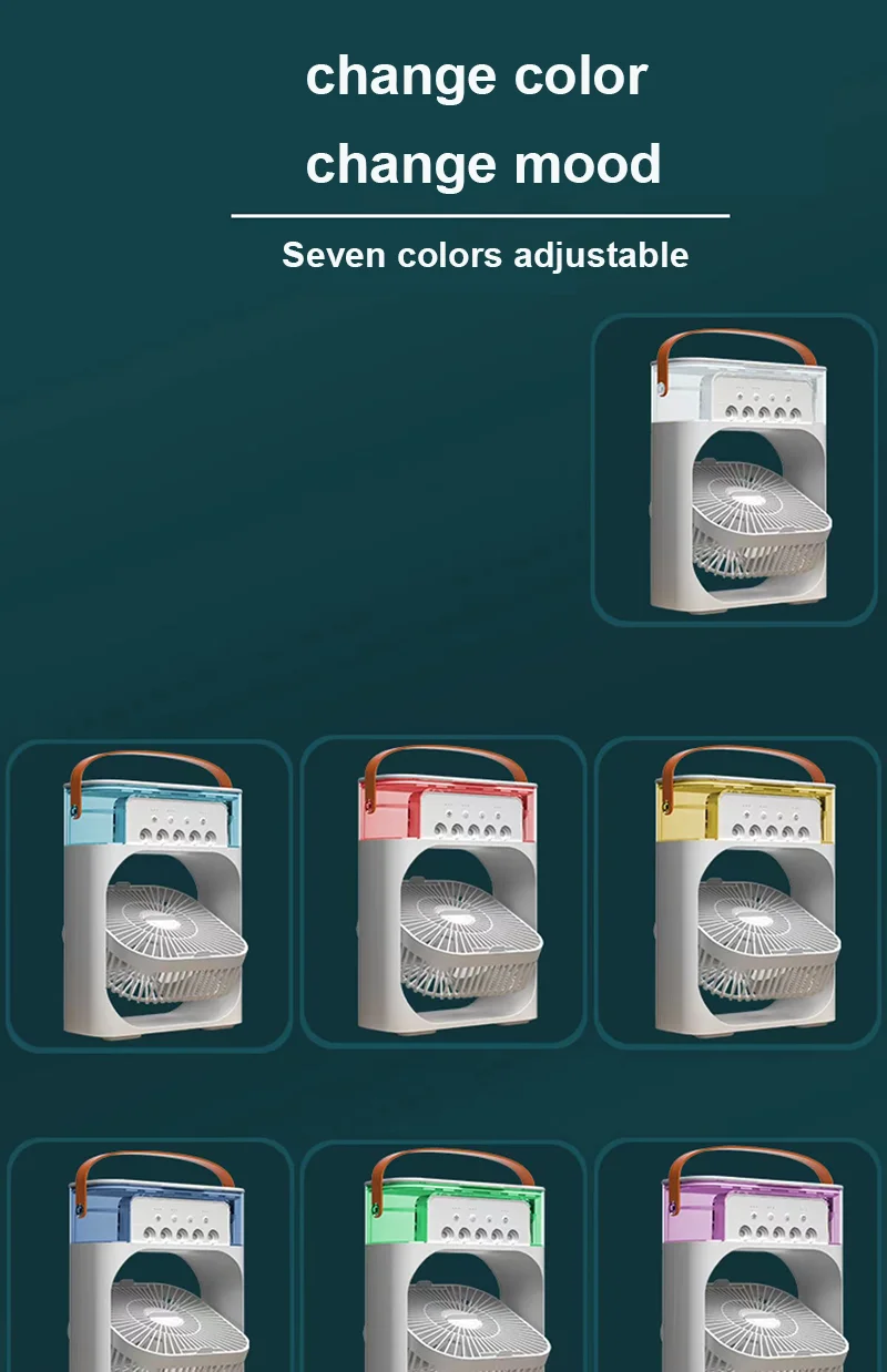 New Usb Water Mist Funny Humidification Fan Home Outdoor Water Mist Spray Steam Sprayer Cooling Air Conditioner Humidifier Electric Fan