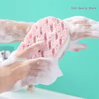 Three-layer Bath Sponge Body Brush Skin Clean Massage Cleaning Shower Brushes for Kids Adults Foam Scrubbing Towel Rope 1