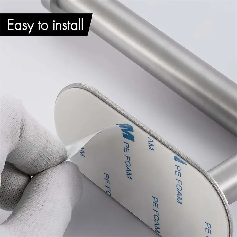 Adhesive Punch-free paper towel holder toilet paper holder toilet roll holder tissue holder Toilet Roll Paper Towel Holder Organizer Wall Mount Storage Kitchen Bathroom No Drill Tissue Dispenser