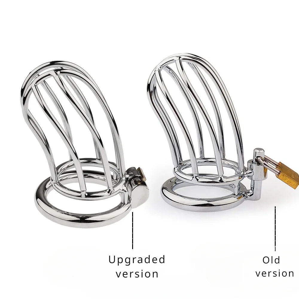 1 Pc Stainless Steel Chastity Cock Cage Sex Toys For Men Chastity Device Penis Ring Sleeve Male Anti-cheat Erotic Urethral Lock