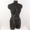 Arnés de cuerpo de cuero.