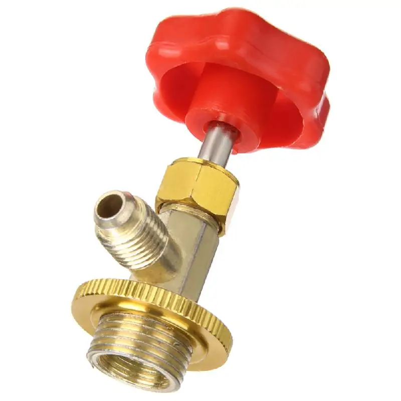Tool Parts For Car Air Conditioning Refrigerant Open SAE Auto AC Can Tap Valve Bottle Opener R134a M14 / 1/4 Leak-proof Switch