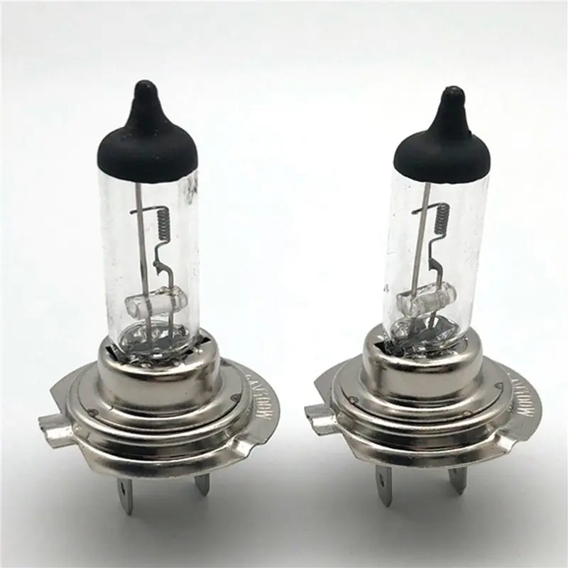 8Pcs 자동차 안개등 H7 할로겐 전구 따뜻한 노란색 빛 2400-2500K 55W 자동차 액세서리 일반 헤드라이트 전구 12V
