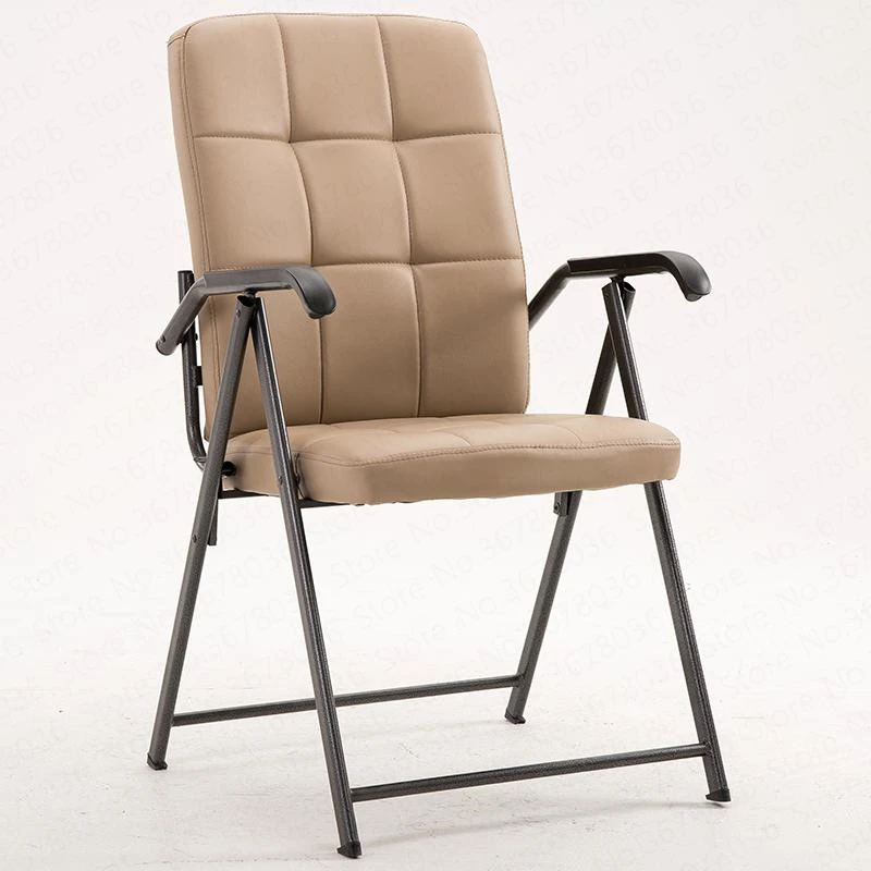 Modern Minimalist Computer Chair Home Office Meeting Training Chair Armrest Folding Mahjong