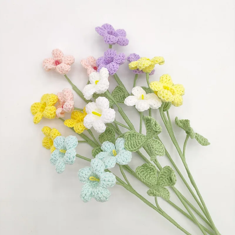 Charming Handmade Crochet Flower Bouquet - Perfect for Home Decor and Mother's Day Gift