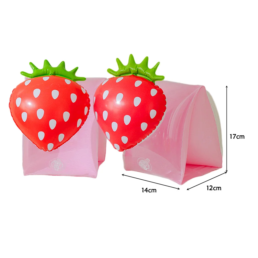 2PCS Inflatable Swimming Arm Rings Portable Floating Circle Sleeves Arm Rings Pool Buoy Armbands For Swim Trainers Equipment