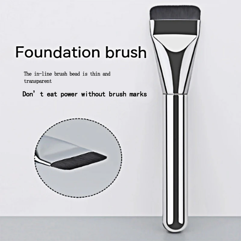 Ultra Thin Facial Contour Makeup Brush for Flawless Foundation