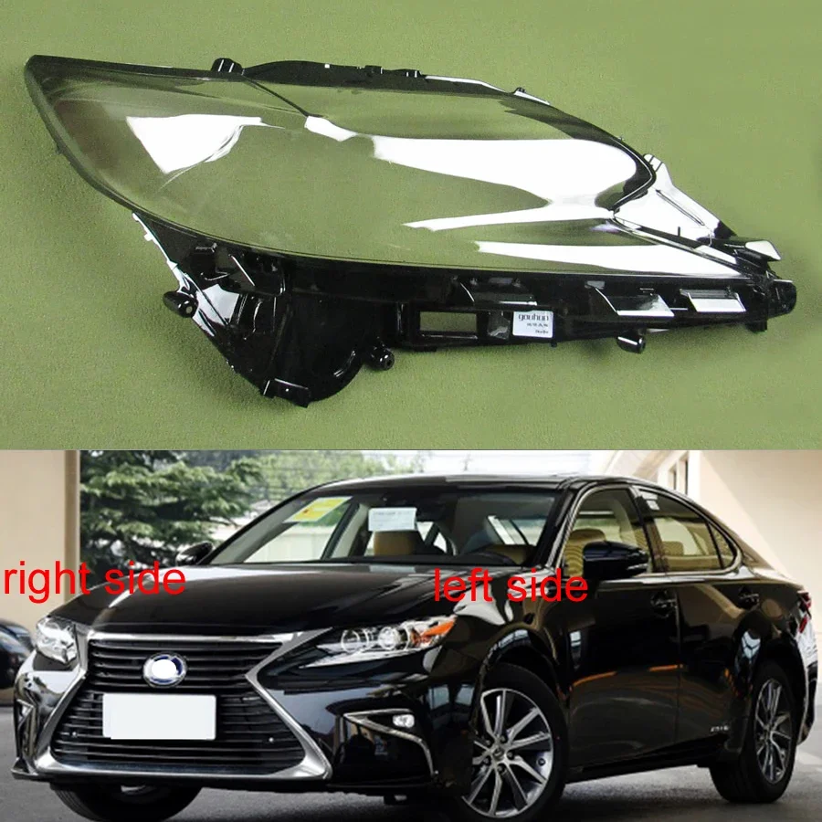 

For Lexus ES200 ES250 ES300 ES300h 2015 2016 2017 Headlamp Shell Lamp Mask Headlight Transparent Cover Lens Lampshade Plexiglass