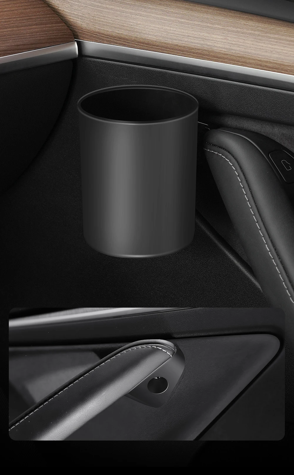For Tesla Model 3 Y Juniper Highland 2025 Water Cup Holder Door Handle Coffee Dr
