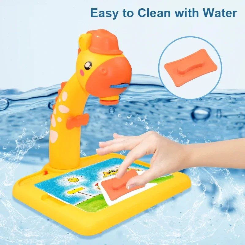 Kids Led Projector Drawing Table Toy Art Drawing Board Painting Set Portable Educational Learning Tools Painting Toys Gifts 6