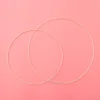 4 Pcs DIY Dreamcatcher Hoop Ring Metal Rings Decorate Accessories Tassel Garland 3
