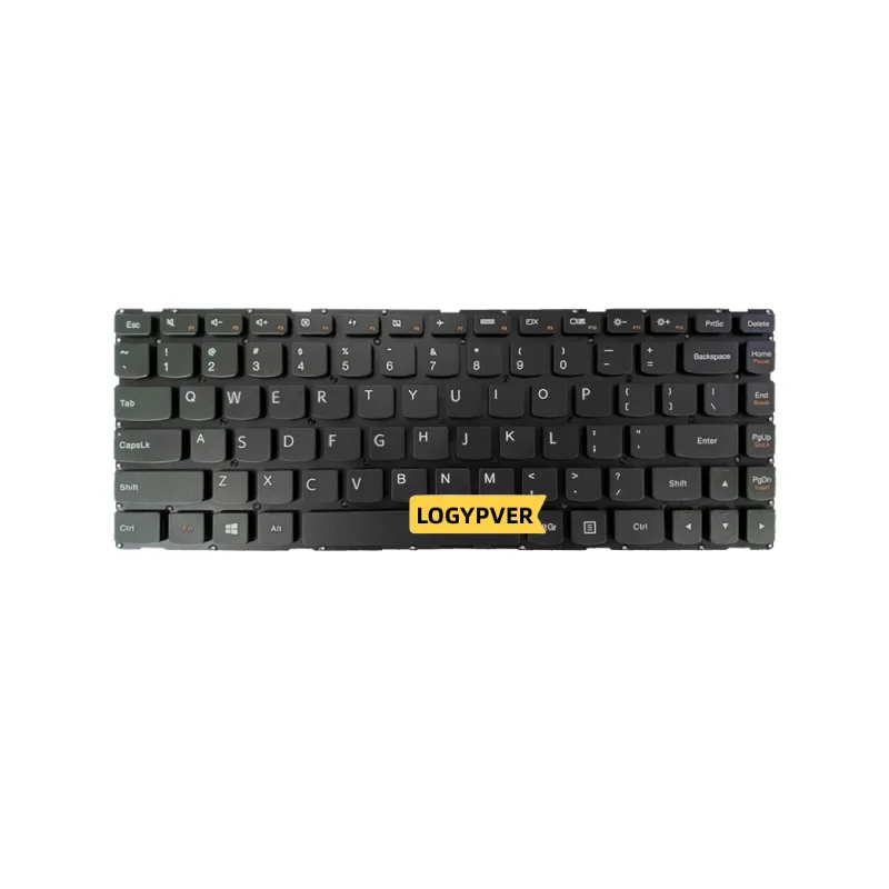 Tastiera Usa Per Lenovo Ideapad 500S-14 100S-14Ibr S41-70 Flex 3 14 3-14 100S-14Isk U31 300S-14Isk 500-14Ibd Retroilluminato Inglese Usa