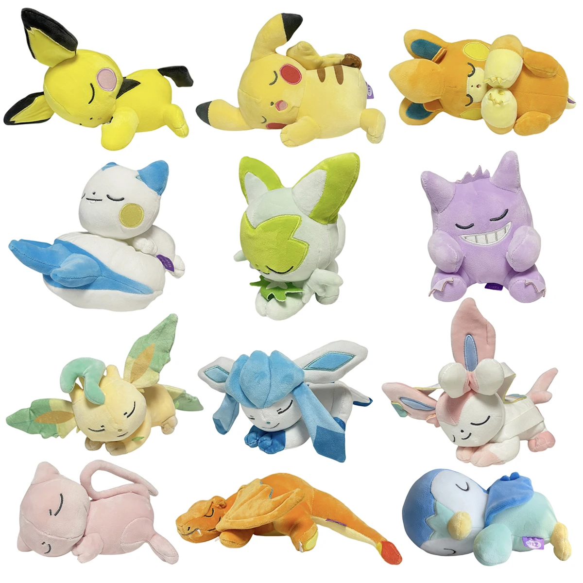 New Pokemon Plush Toy Dragonair Sprigatito  Charizard Cubone Rayquaza Gyarados Blastoise Leafeon Sylveon Stuffed Peluche Doll