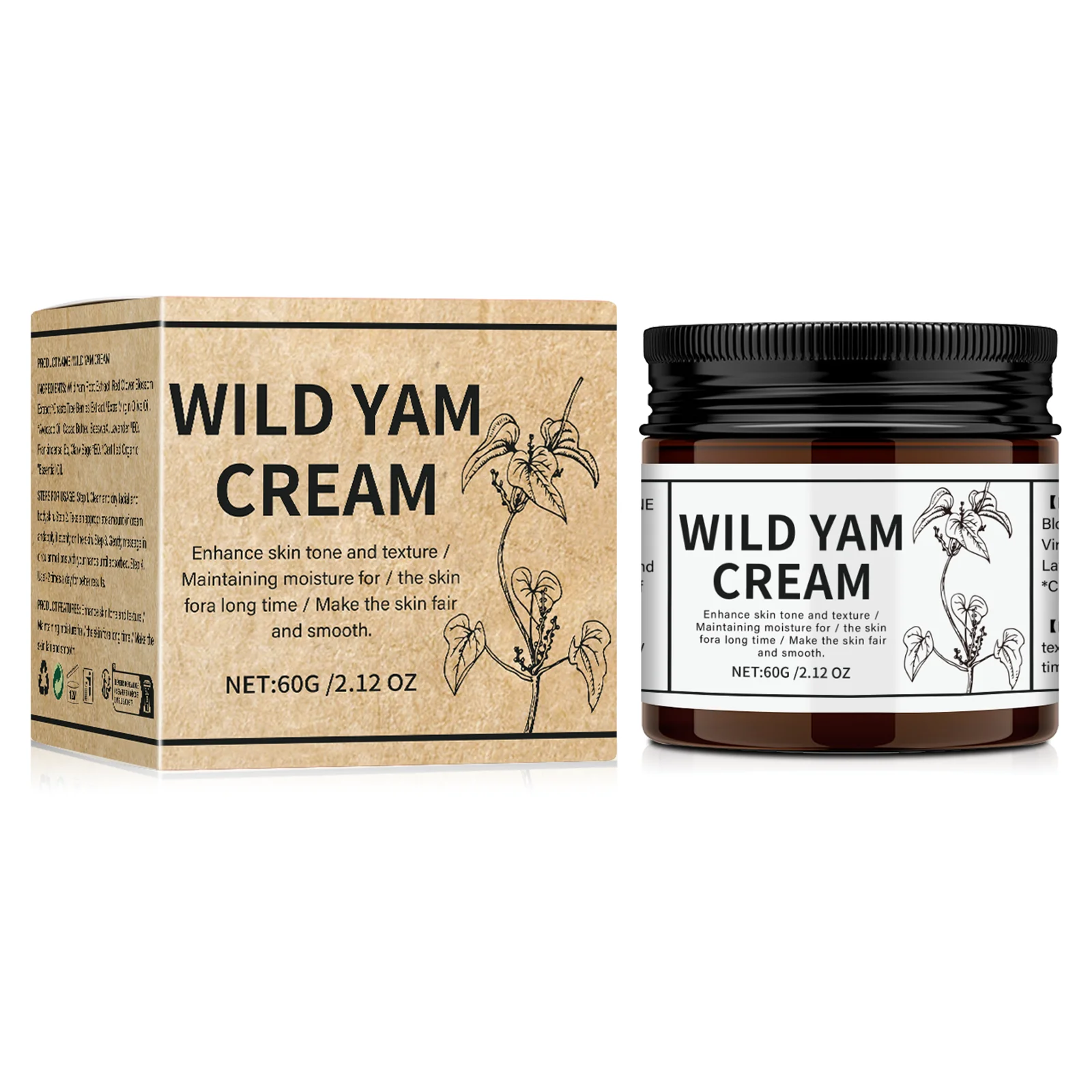 Wild Yam Cream Facial Moisturizing Cream Wild Yam Cream US