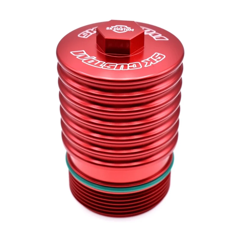 SK For Volkswagen Audi 1.8T2.0T 3rd generation EA888 oil filter housing forged aluminum alloy cover