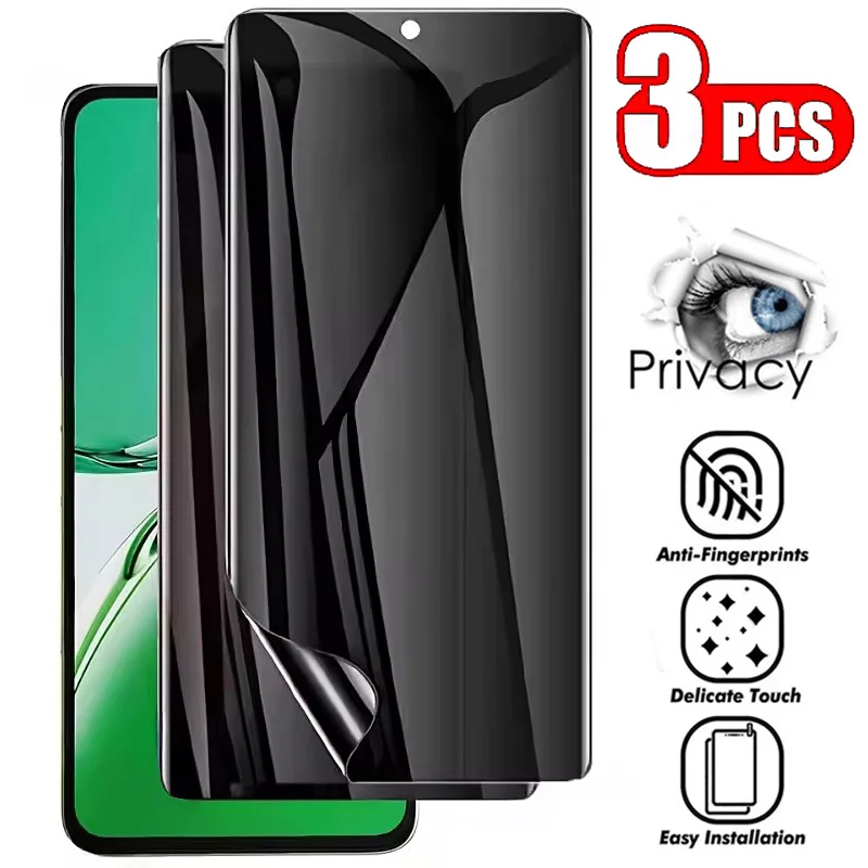 3-Piece Anti Spy Privacy Hydrogel Screen Protector Film
