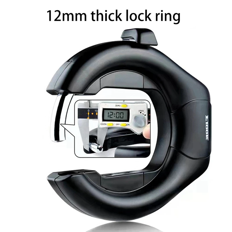 Bike Lock General Bicycle Horseshoe Claws Anti-Theft Lock Password Road MTB Bicycle Locks Outdoor Accessorie 2X