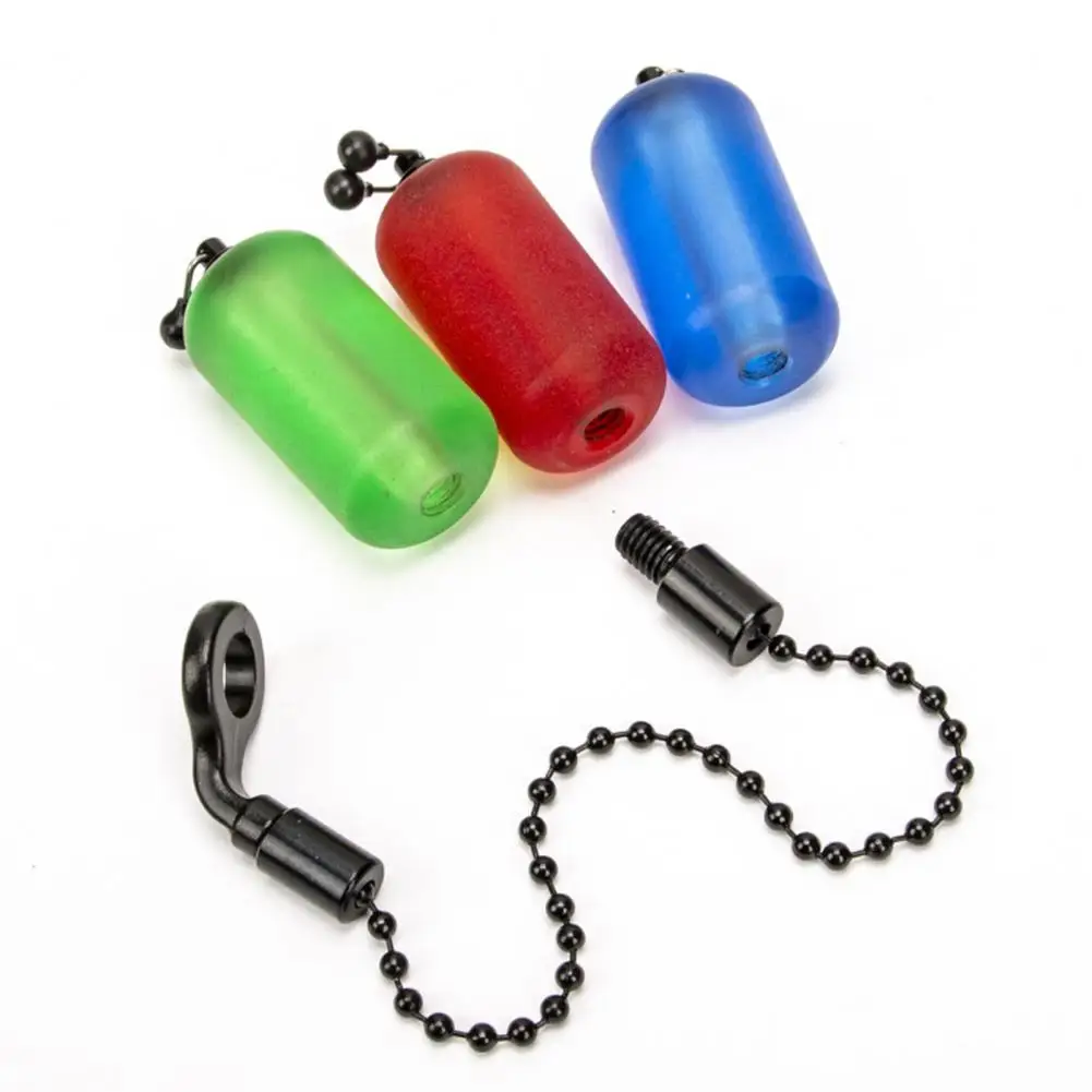 WDFS 3-Pack Light Up Bite Indicators – Illuminated Fishing Alarm Bobbins For Carp & Night Fishing