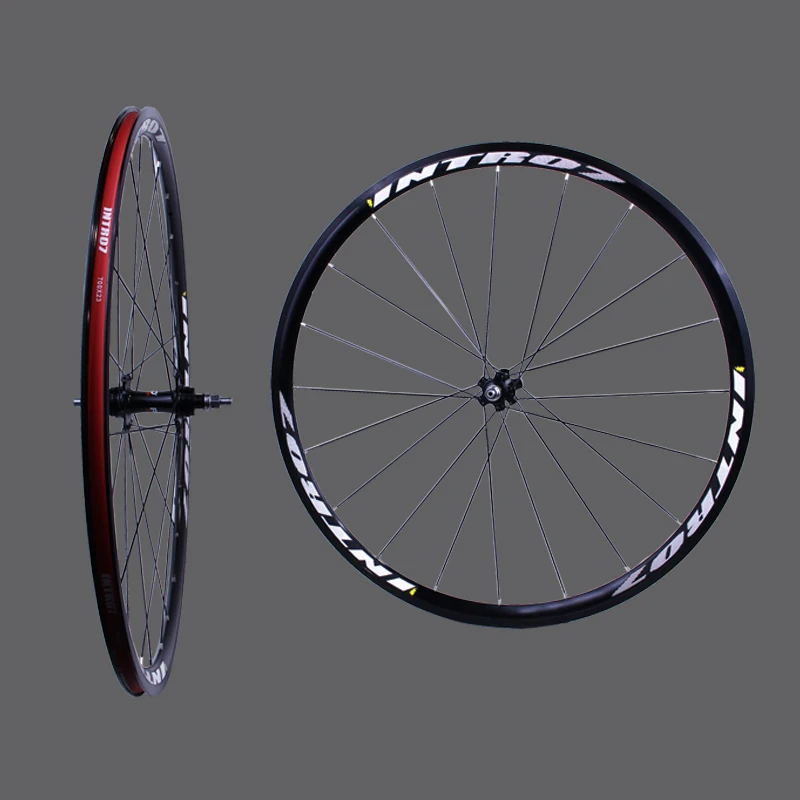 700C*23C/25C Bicycle Wheelset Depth 30MM 20 24 Holes Fixed Gear