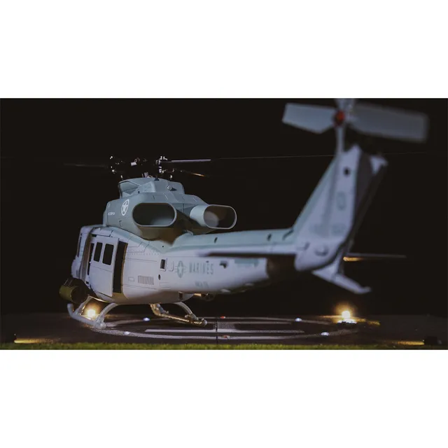 GOOSKY E2 1:35 UH-1Y Scale 2.4G 6CH Dual Brushless Direct Drive Motor RC Helicopter BNF / RTF with GTS Flight Control System 6