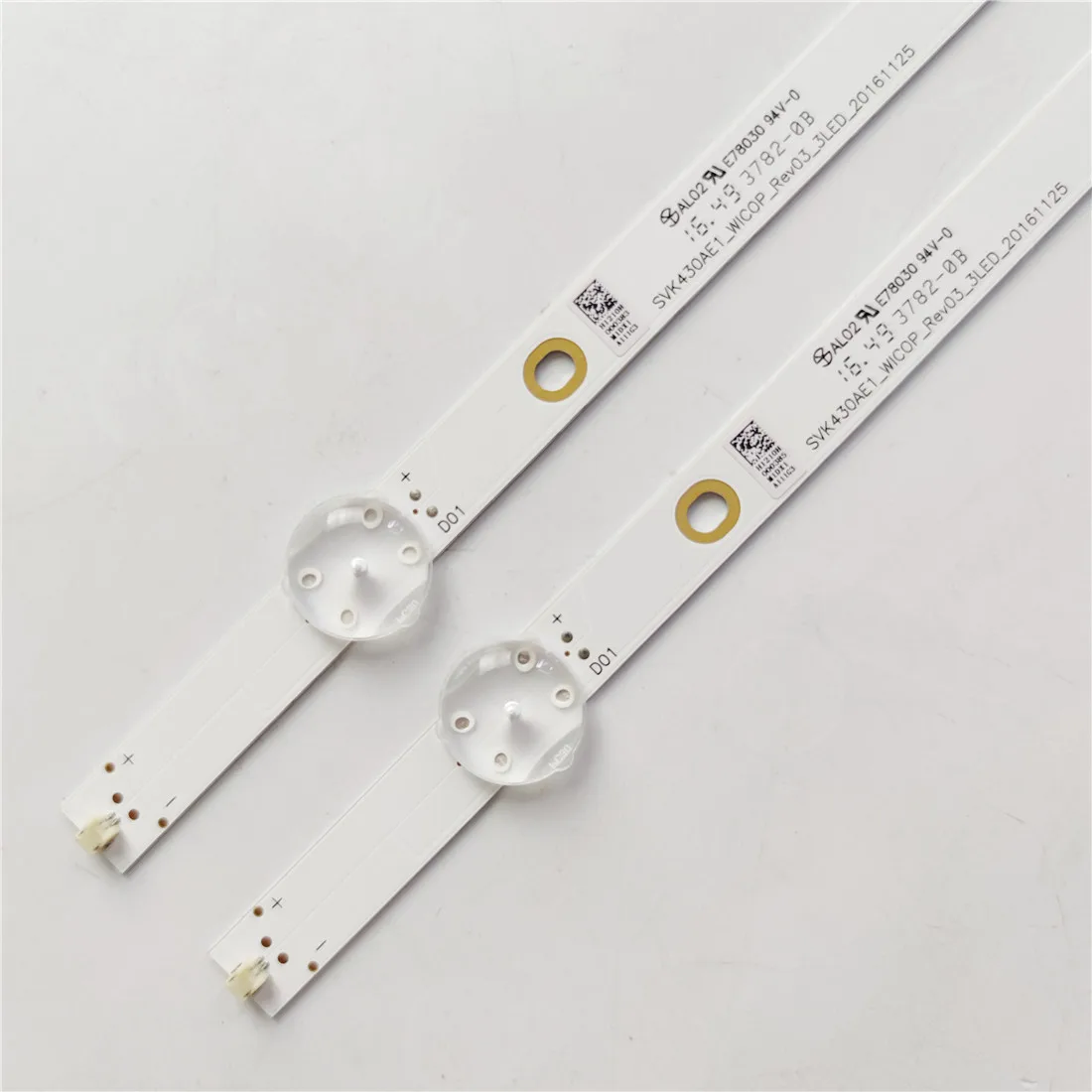 LED Backlight strip 3 lens for 43L420U 43L511U18 43LF621U19 PC64592B SVK430AE1 K430WDRB|1TAI30003I|K430WDRD|1TAI30010I