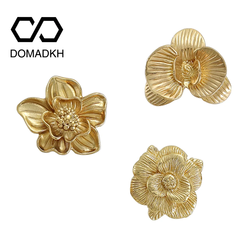 Rose Brass Cabinet Puxa e Maçanetas Orquídea Ouro Gaveta Puxa Dresser Puxa Porta do Armário Alças Puxadores de Móveis Ferragens de Cozinha