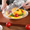 50-200Pcs Disposable Thickened Waterproof Non-woven Retractable Shower Cap Elastic Shower Cap Cover Food Plastic Products 1