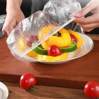 50-200Pcs Disposable Thickened Waterproof Non-woven Retractable Shower Cap Elastic Shower Cap Cover Food Plastic Products 1