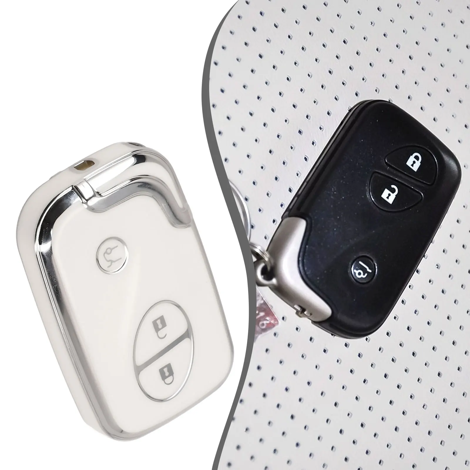 

Protective Cover Car Key Case Compact Parts Repair Spare Study Accessories Easy Installation Exquisite Lightweight