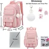 Girls Backpack for Elementary Kids School Bookbag Set Kawaii Children Backpacks for Girls Water Resistant Primary School Bag 5