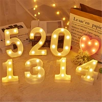 Number Letter Lamp Luminous Alphabet LED Lights Decororation Night Light for Home Wedding Birthday Christmas Party Decoration 2