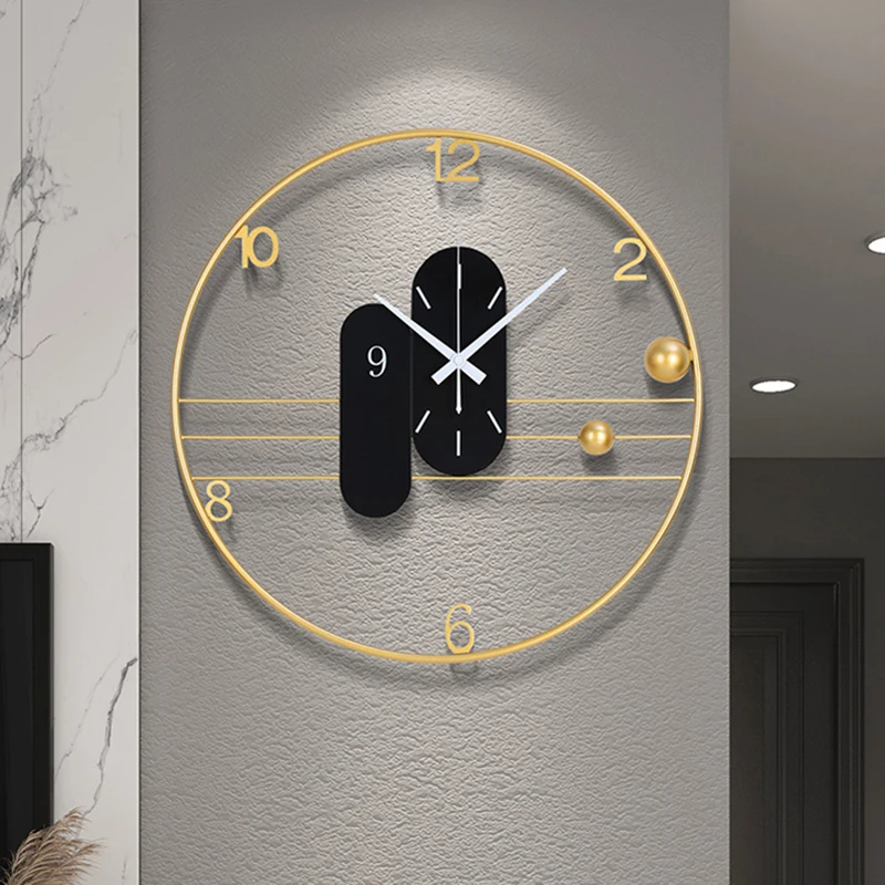 

Industrial Clock Wall Art Deco Minimalistic Silent Office Wall Clock Simple Modern Unique Cool Empty Frame Horloge Home Design