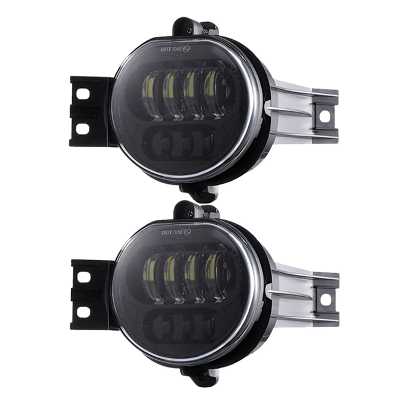 

1 Pair Black LED Fog Light for Dodge Ram 1500 2003-2009/Ram 2500 3500 2004-2006/Durango 63W Car Lamp Black