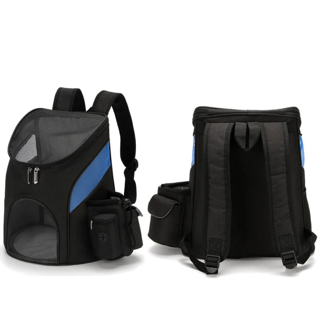 Portable Foldable Mesh Pet Carrier Dog Backpack Breathable Bag Dog Cat Large Capacity Outdoor Travel Carrier Double Shoulder Bag 2