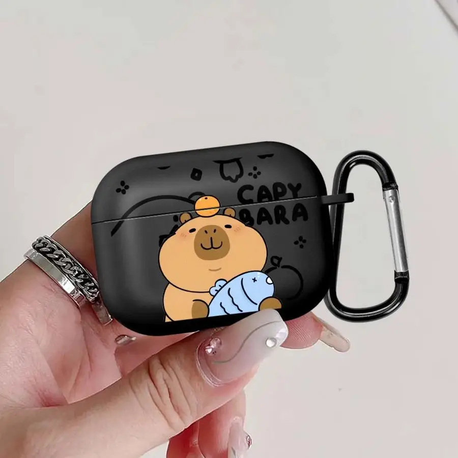 Cute Capybara Earphone Case Cover