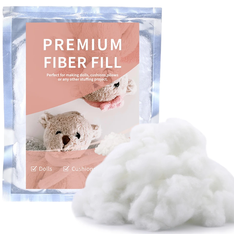 1.8-19.4oz Polyester Fill Stuffing for Stuffed Animal and DIY Projects