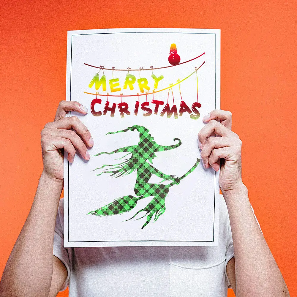 12in x 10in 6Pcs Bundle Check Rainbow Adhesive Vinyl Craft Sheets Cut Film DIY Letter Patterns For Cards Gifts Cup Xmas Decor