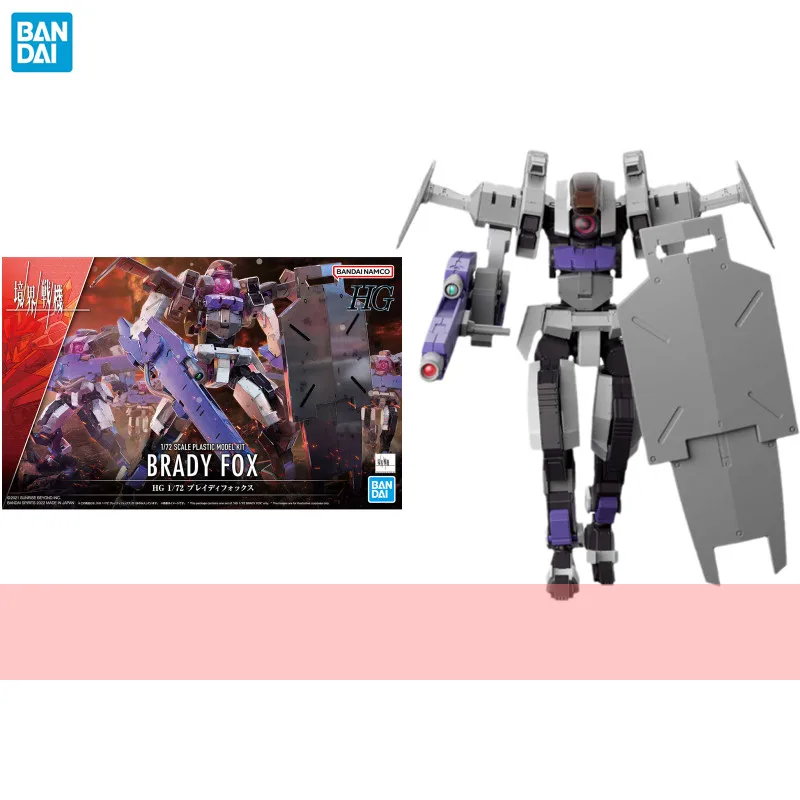

Bandai Original Gundam Anime Figure HG 1/72 SCALE PLASTIC MODEL KIT BRADY FOX Action Figures Toys Gifts for Children