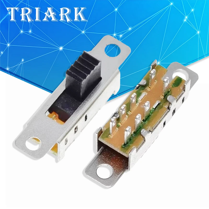 Amazon.co.jp: スライドスイッチ 100 個マイクロミニスライドオンオフスライドスイッチ 8pin 2P3T トグル電源スイッチ制御  DIY 電子部品ハンドル長さ 15 ミリメートル 産業用スイッチ : 産業・研究開発用品 交換部品 スライドスイッチ 100個 マ​​イクロミニ  スライド ... 2個のオンオフ3ポジション2P3T PCBパネルスライドスイッチ6ピン高電流3A 250V車用冷蔵庫電源トグルスイッチ