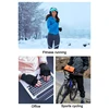 Windproof Convertible Gloves Winter Warm Mittens Half Finger Gloves with Flap Cover For Man Women Kids Children 5