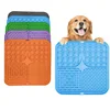 Pet Lick Silicone Mat Slow Feeder Dog Food Plate Bathing Distraction Sucker Training Feeder Supplies for Dogs 5