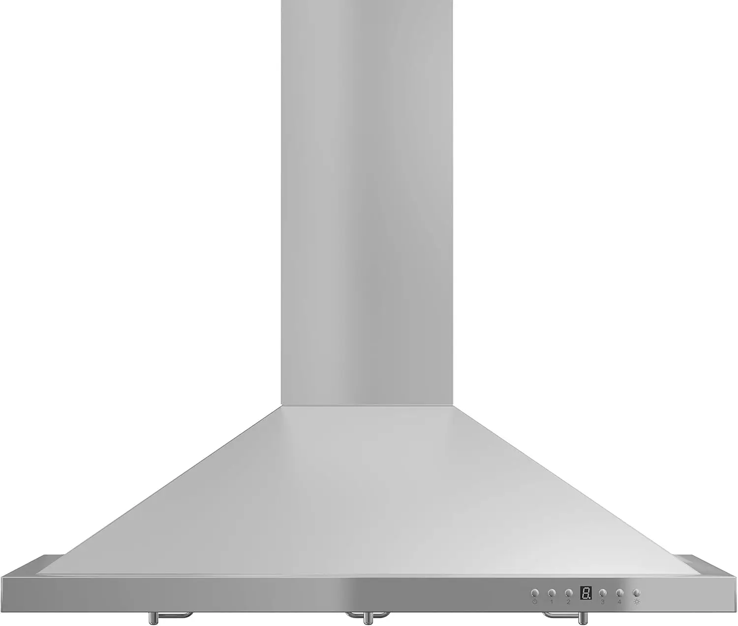 48 Range Hood 48 in Stainless Steel Ductwork Easily Connects To The Top of The Range Hood 4-Speed Fan Control