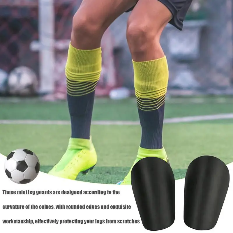 Football Shin Guards 2Pcs Mini Leg Guards Shockproof For Kids Protective Portable EVA Foam Football Protection Accessories For