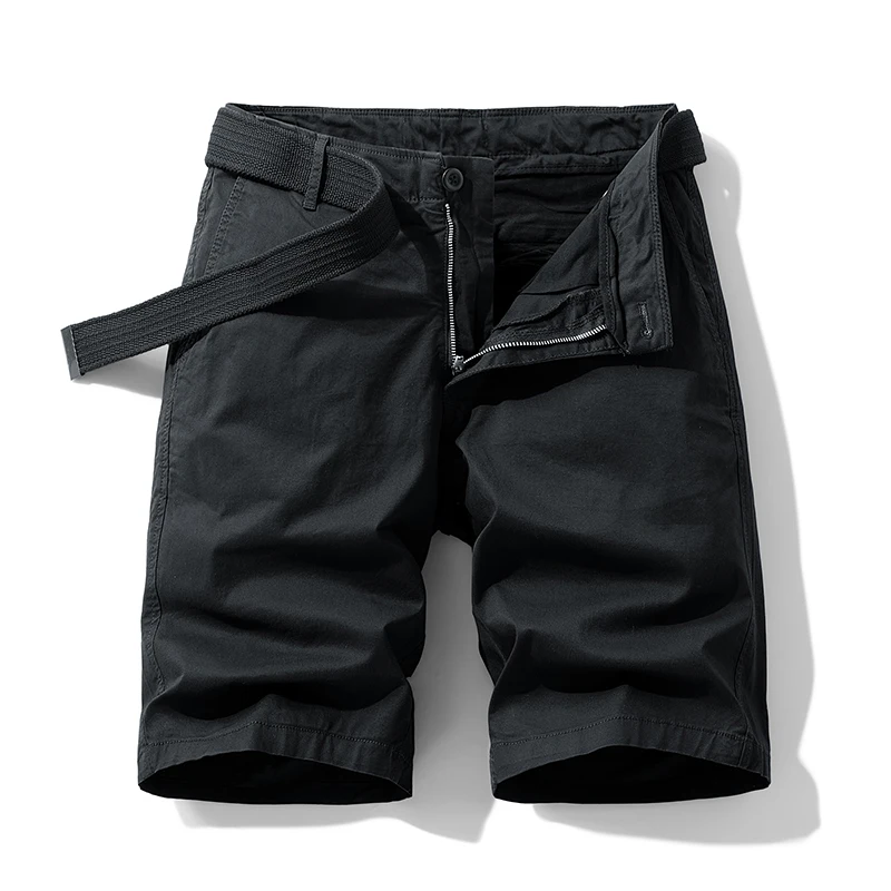 Summer New Cargo Shorts Men's Multi Colors Loose Straight Casual All-Match Middle Pants Trendy Mountaineering Shorts 3