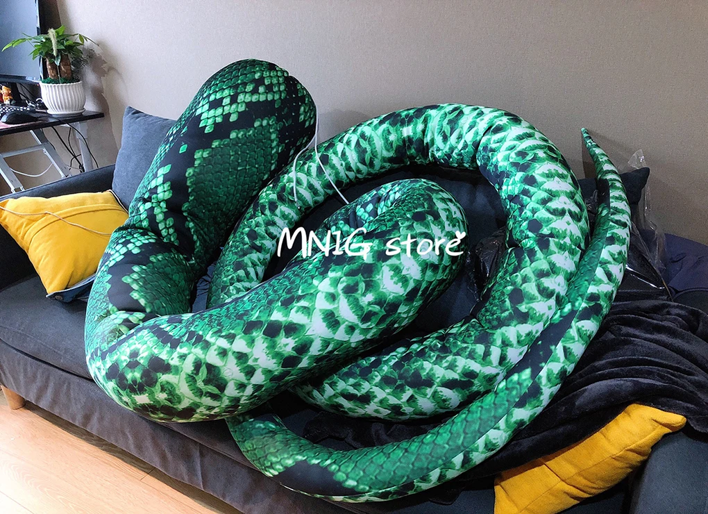 Mia Snake Girl's Super Long Snake Tail Role Play Adult Child Python Prop Tail Cosplay Realistic Snake Pattern Stage Performance