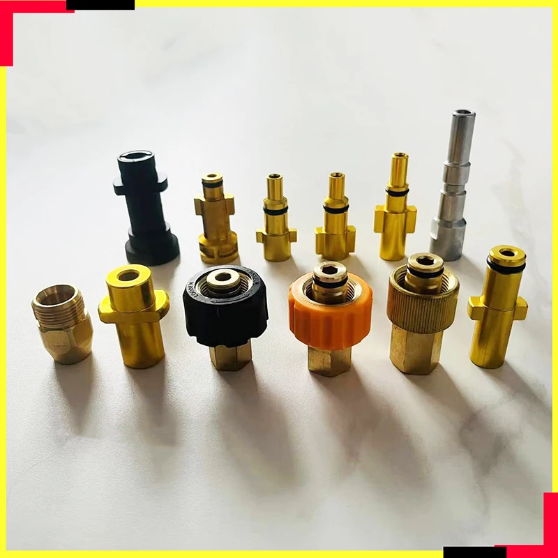 

High Pressure Water Gun Connector foam spray can connector Foam Lance Metal Nozzle Adapter Accessories for Karcher Bosch Nilfisk