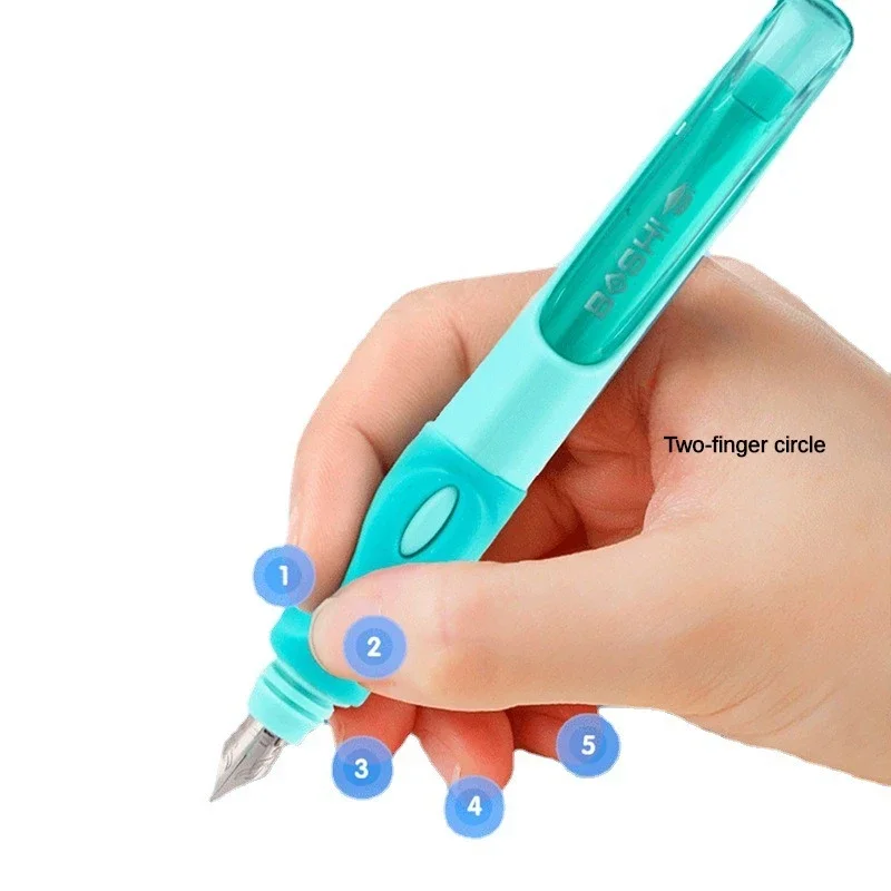 

Pen Set 2023 New Little Warrior Grade Three Zhengzi Training Pen for Pupils Finger Cocoon Prevention Ink Bag Pen School Supplies